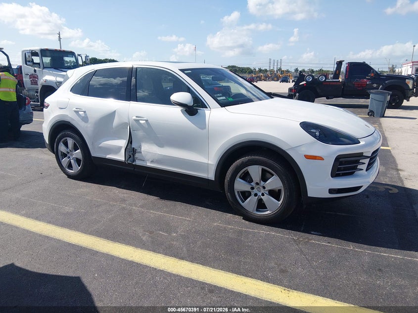 2019 Porsche Cayenne VIN WP1AA2AY2KDA05213 IAAI salvage auction — RIGHT SIDE, Wait Title, sold $19,250 on 2026-09-03 (photo 1)