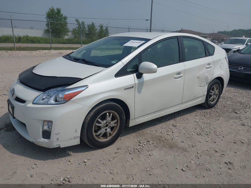 2011 Toyota Prius VIN JTDKN3DU1B1391732 IAAI salvage auction — LEFT SIDE, Clear (Wisconsin), sold $1,300 on 2026-07-23 (photo 2)