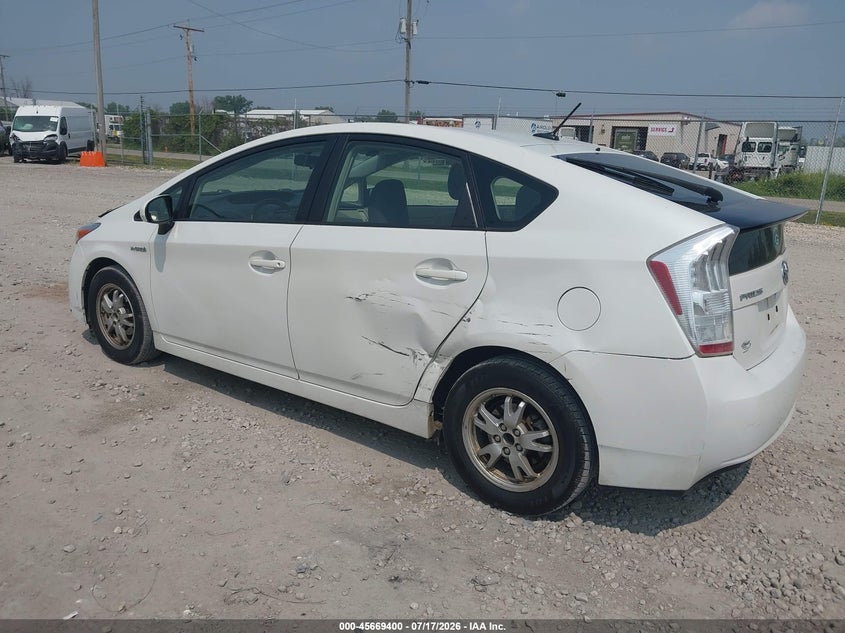 2011 Toyota Prius VIN JTDKN3DU1B1391732 IAAI salvage auction — LEFT SIDE, Clear (Wisconsin), sold $1,300 on 2026-07-23 (photo 3)