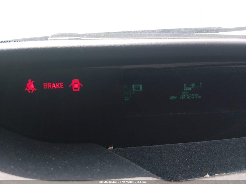 2009 Toyota Prius VIN JTDKB20U797863447 IAAI salvage auction — NORMAL WEAR, Clear (Indiana), sold $775 on 2026-07-29 (photo 7)
