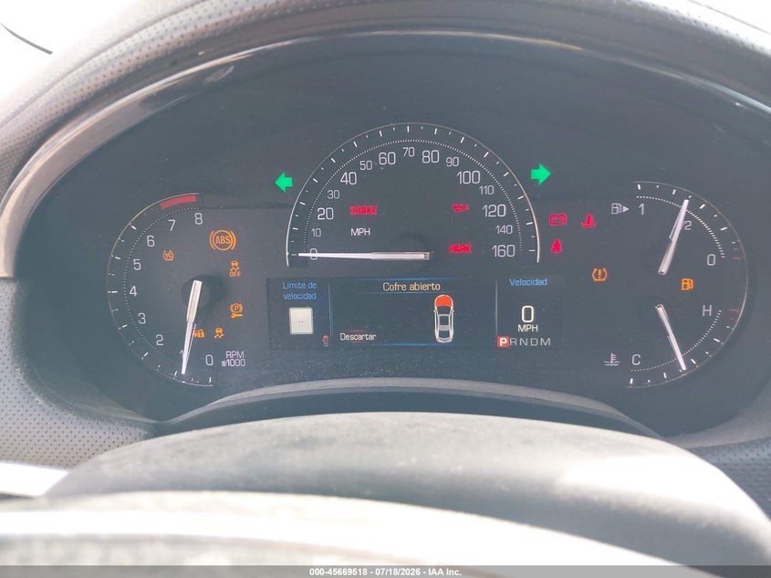 2017 Cadillac Xts VIN 2G61M5S36H9173961 IAAI salvage auction — FRONT END, Original (Texas), sold $1,500 on 2026-09-23 (photo 7)