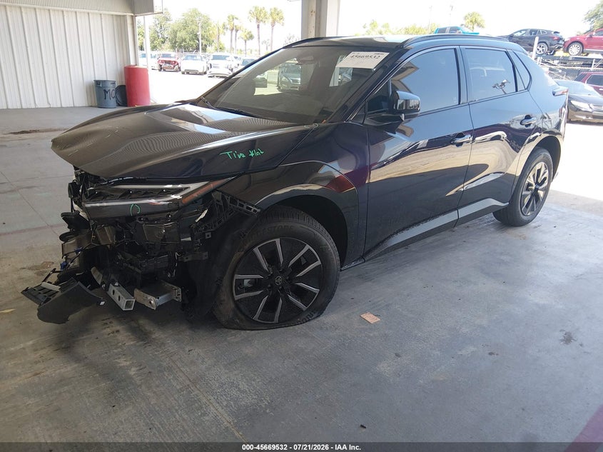 2026 Toyota Bz4x VIN JTMBCAEB2TA009605 IAAI salvage auction — FRONT END, Salvage Title, sold $13,500 on 2026-08-26 (photo 2)