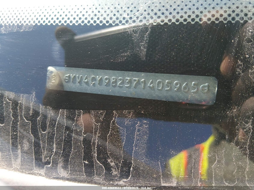 2007 Volvo Xc90 VIN YV4CY982371405965 IAAI salvage auction — NORMAL WEAR, Original (Texas), sold $300 on 2026-07-28 (photo 9)