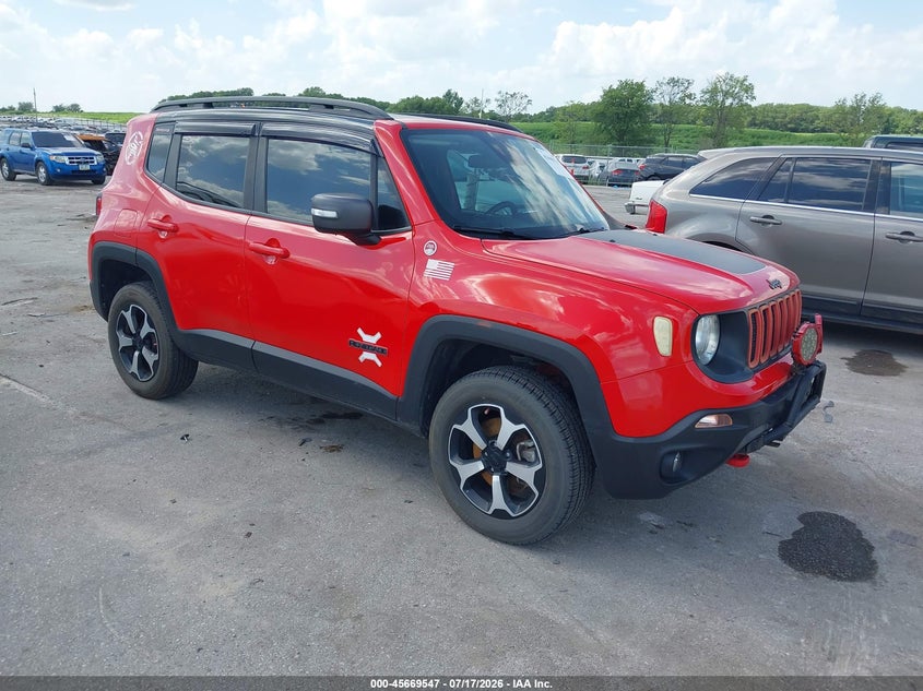 2019 Jeep Renegade VIN ZACNJBC16KPK07439 IAAI salvage auction — NORMAL WEAR, Regular Certificate (Iowa), sold $1,050 on 2026-07-28 (photo 1)