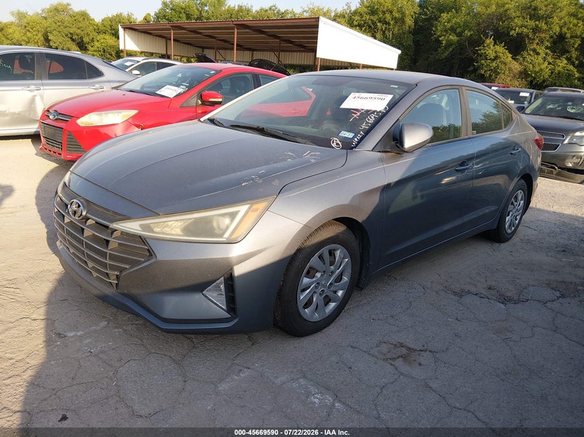 2019 Hyundai Elantra VIN KMHD74LF7KU848842 IAAI salvage auction — NORMAL WEAR, Original (Texas), sold $1,650 on 2026-07-27 (photo 2)
