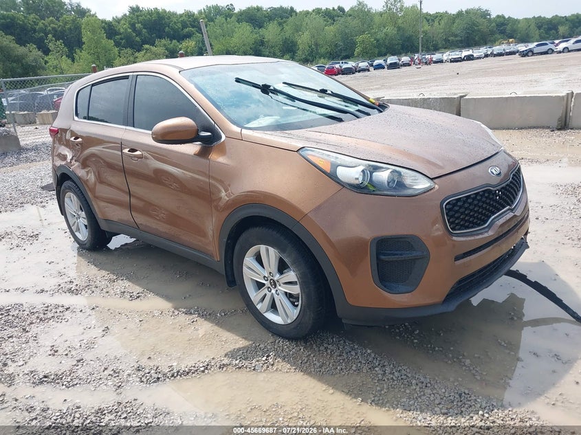 2019 Kia Sportage VIN KNDPM3AC3K7622020 IAAI salvage auction — THEFT, Salvage Title, sold $2,400 on 2026-08-02 (photo 1)