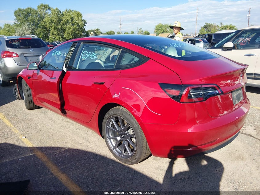 2023 Tesla Model 3 VIN 5YJ3E1EB2PF631486 IAAI salvage auction — FRONT END, Salvage (Colorado), sold $9,975 on 2026-09-11 (photo 3)