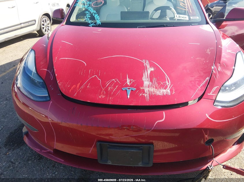 2023 Tesla Model 3 VIN 5YJ3E1EB2PF631486 IAAI salvage auction — FRONT END, Salvage (Colorado), sold $9,975 on 2026-09-11 (photo 6)