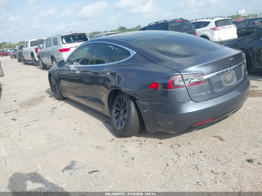 2018 Tesla Model s VIN 5YJSA1E29JF245288 IAAI salvage auction — NORMAL WEAR, Original (Texas), sold $2,150 on 2026-07-29 (photo 3)