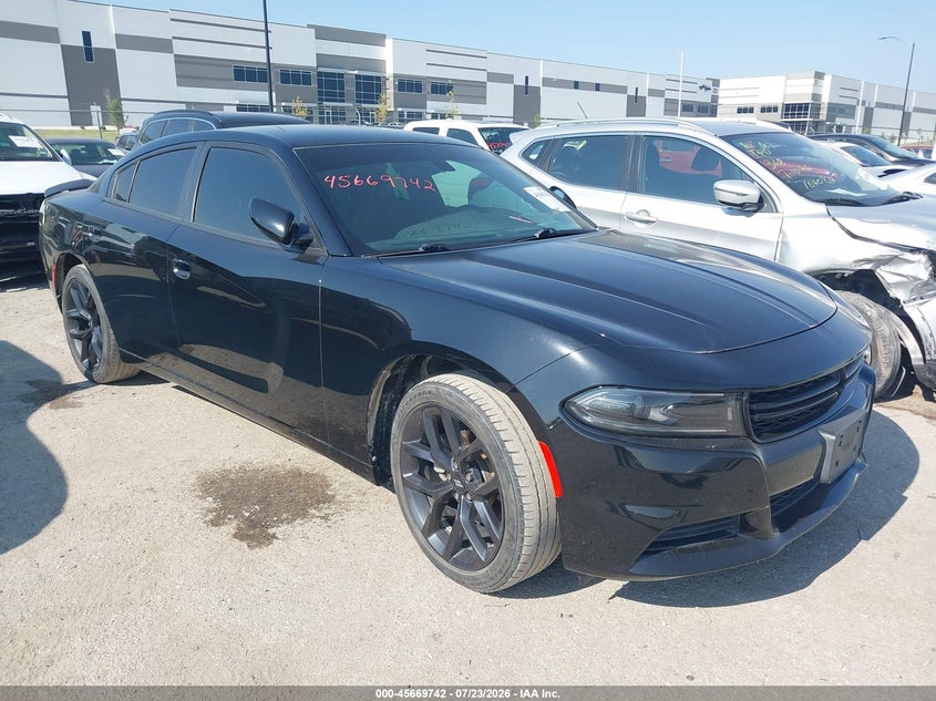 2022 Dodge Charger VIN 2C3CDXBG3NH129880 IAAI salvage auction — REAR END, Salvage (Texas), sold $8,500 on 2026-08-07 (photo 1)