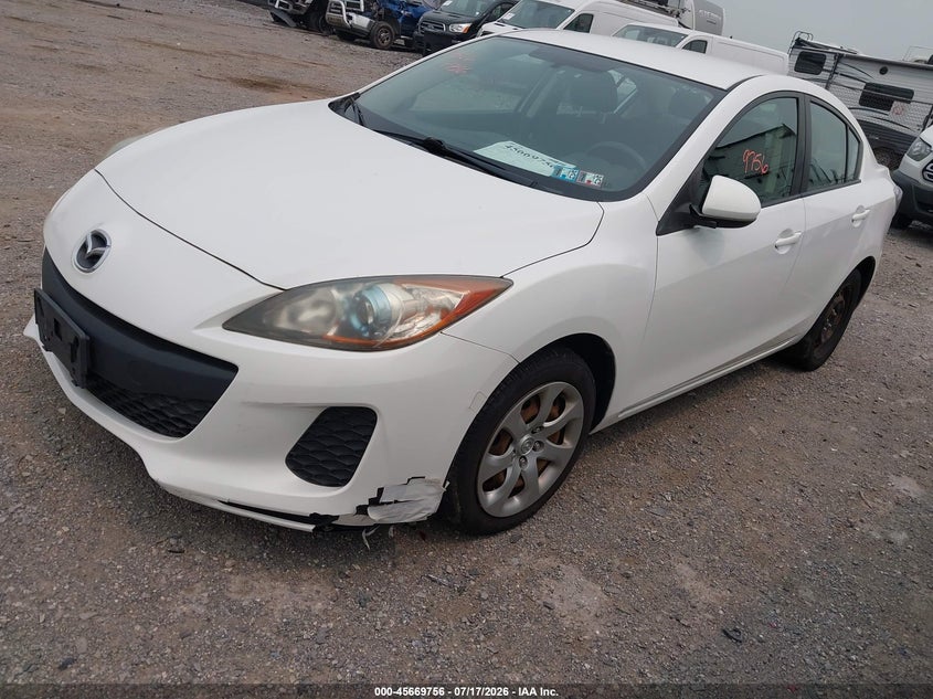 2013 Mazda 3 VIN JM1BL1UP4D1806856 IAAI salvage auction — NORMAL WEAR, Clear (Pennsylvania), sold $25 on 2026-07-22 (photo 2)