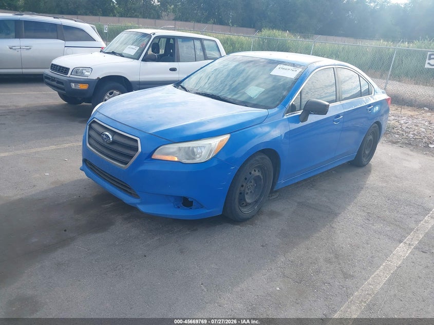 2015 Subaru LEGACY VIN 4S3BNBA67F3059739 IAAI salvage auction — NORMAL WEAR, Clear (Utah), sold $950 on 2026-08-02 (photo 2)