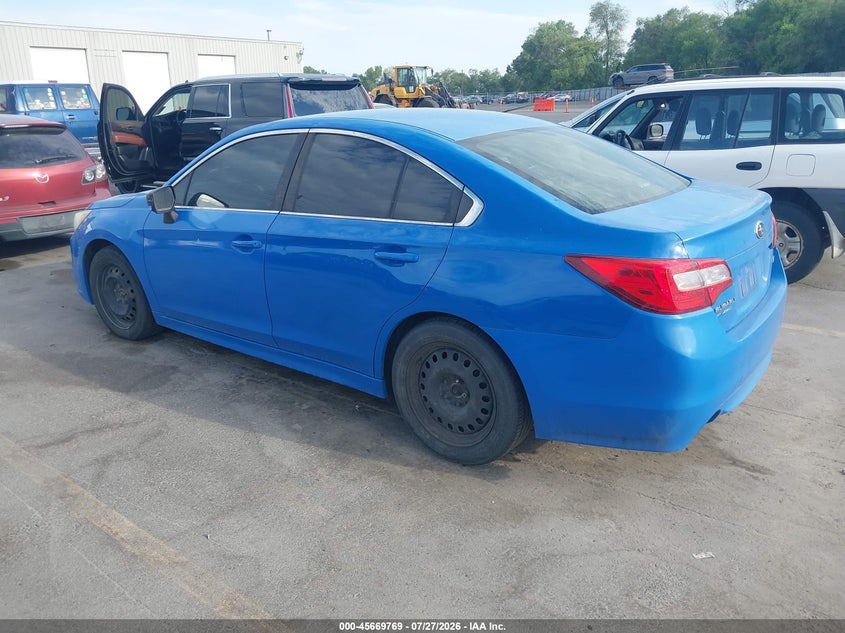 2015 Subaru LEGACY VIN 4S3BNBA67F3059739 IAAI salvage auction — NORMAL WEAR, Clear (Utah), sold $950 on 2026-08-02 (photo 3)