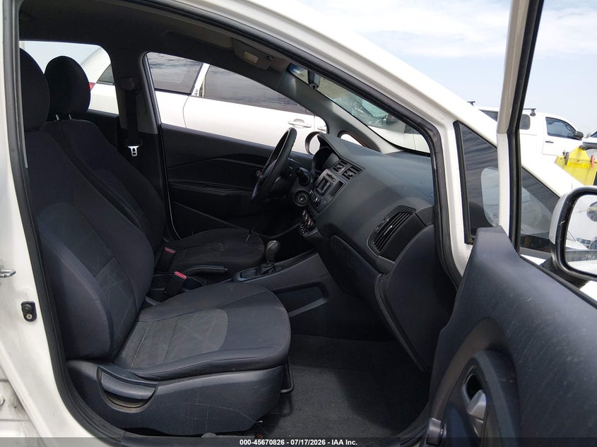 2012 Kia Rio VIN KNADM5A32C6092660 IAAI salvage auction — NORMAL WEAR, Salvage Title, sold $175 on 2026-07-29 (photo 5)