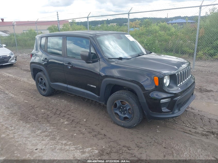2019 Jeep Renegade VIN ZACNJBA13KPJ90019 IAAI salvage auction — NORMAL WEAR, Clear (Pennsylvania), sold $1,000 on 2026-08-04 (photo 1)