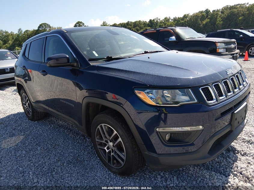 2017 Jeep Compass VIN 3C4NJDBB8HT692452 IAAI salvage auction — REAR END, Salvage (Alabama), sold $2,650 on 2026-08-23 (photo 1)