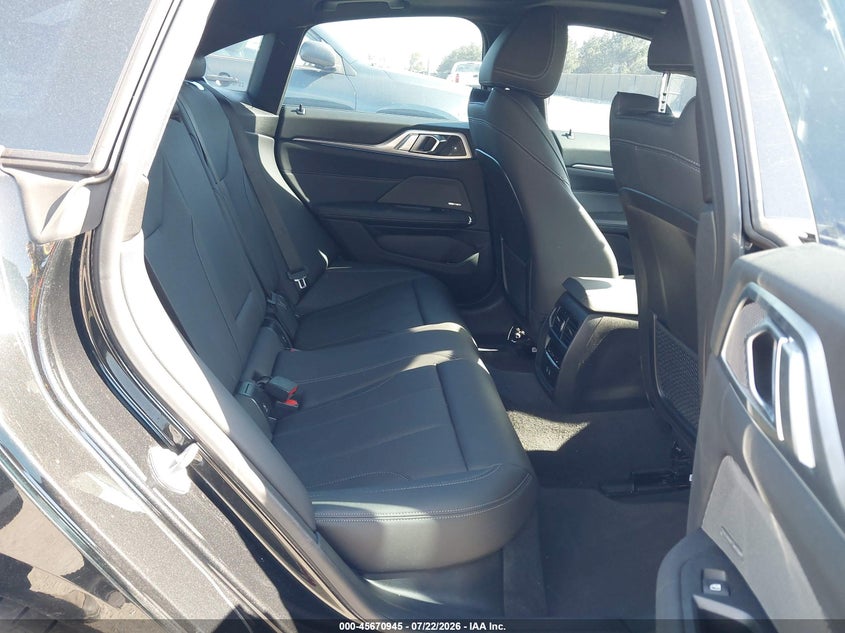2023 BMW I4 VIN WBY73AW07PFR20474 IAAI salvage auction — REAR END, Salvage Title, sold $17,100 on 2026-07-31 (photo 8)