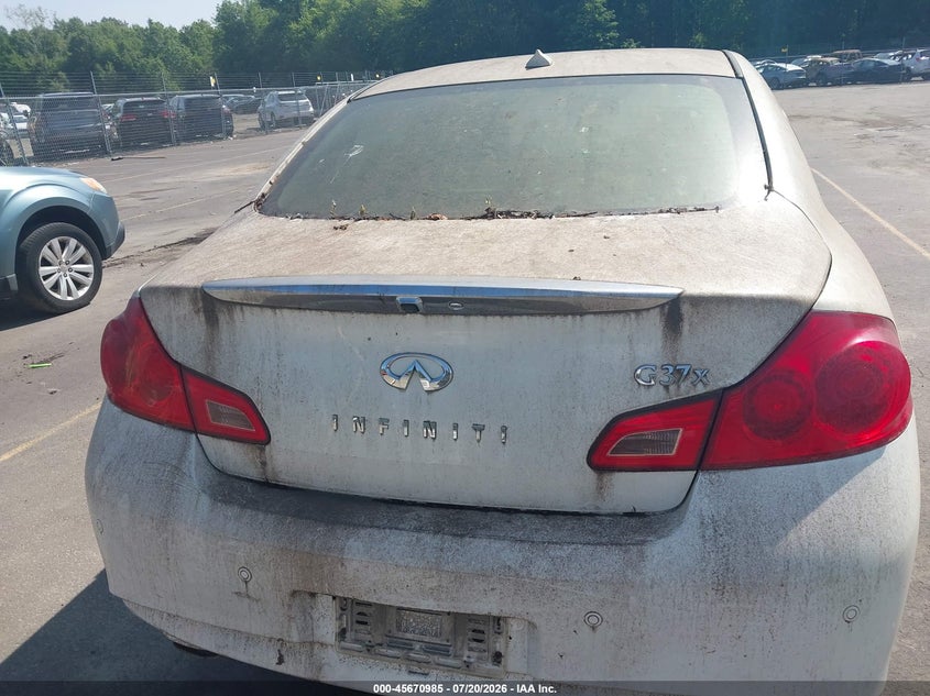 2013 Infiniti G VIN JN1CV6AR5DM759937 IAAI salvage auction — NORMAL WEAR, Clear (Connecticut), sold $350 on 2026-07-23 (photo 6)
