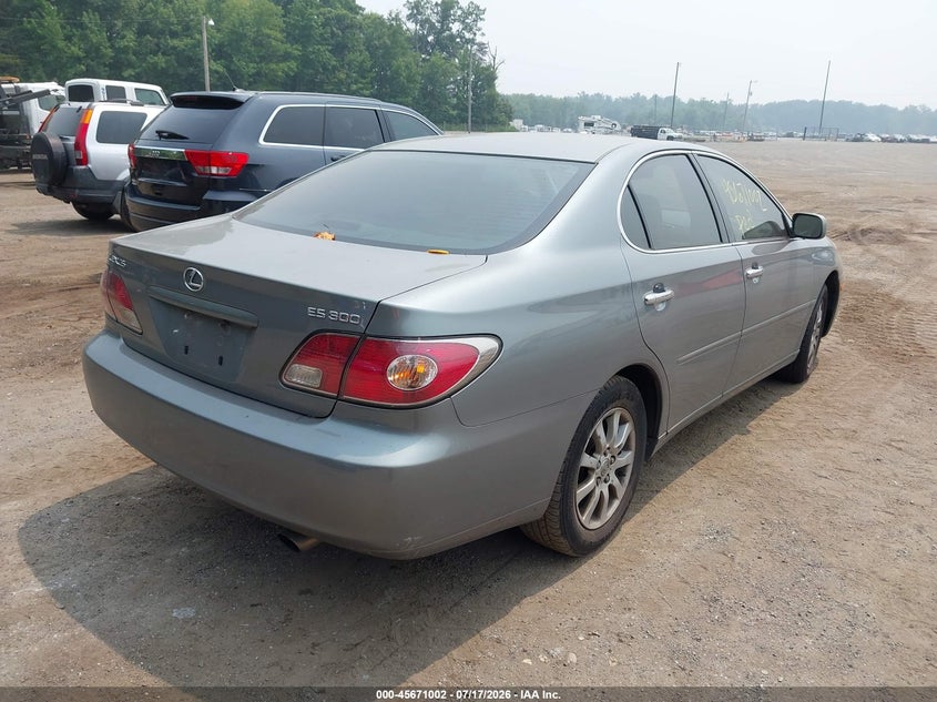 2003 Lexus Es 300 VIN JTHBF30GX30103967 IAAI salvage auction — NORMAL WEAR, Clear (Virginia), sold $125 on 2026-07-29 (photo 4)
