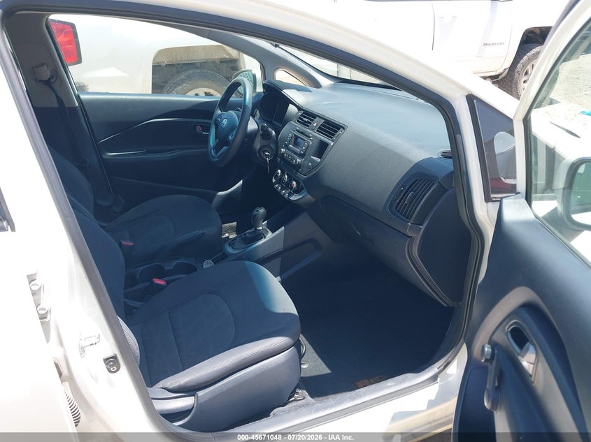 2012 Kia Rio VIN KNADM4A34C6093173 IAAI salvage auction — NORMAL WEAR, Original (Texas), sold $25 on 2026-07-29 (photo 5)