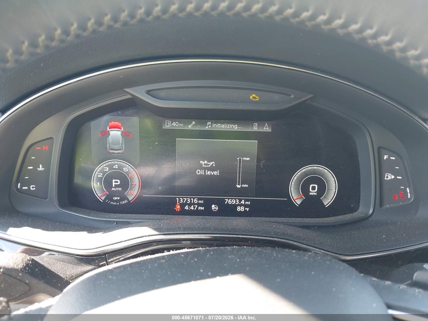 2019 Audi Q8 VIN WA1EVAF13KD031276 IAAI salvage auction — FRONT END, Salvage Title, sold $12,650 on 2026-09-11 (photo 7)