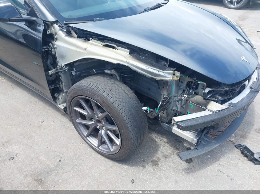 2023 Tesla Model 3 VIN 5YJ3E1EA0PF665255 IAAI salvage auction — FRONT END, Salvage (North Carolina), sold $7,500 on 2026-08-02 (photo 6)
