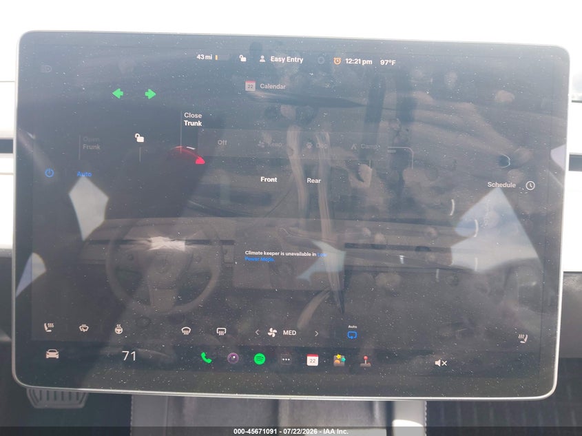 2023 Tesla Model 3 VIN 5YJ3E1EA0PF665255 IAAI salvage auction — FRONT END, Salvage (North Carolina), sold $7,500 on 2026-08-02 (photo 7)