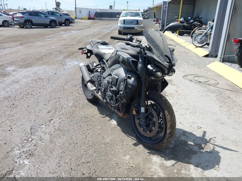 2022 Yamaha Mt VIN JYARN79E1NA000358 IAAI salvage auction — UNKNOWN, Salvage (California), sold $5,150 on 2026-08-19 (photo 1)