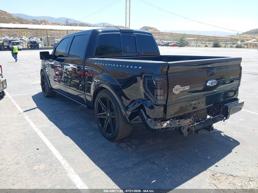 2010 Ford F-150 VIN 1FTFW1EV0AFC16934 IAAI salvage auction — REAR END, Salvage (California), sold $1,300 on 2026-08-30 (photo 3)