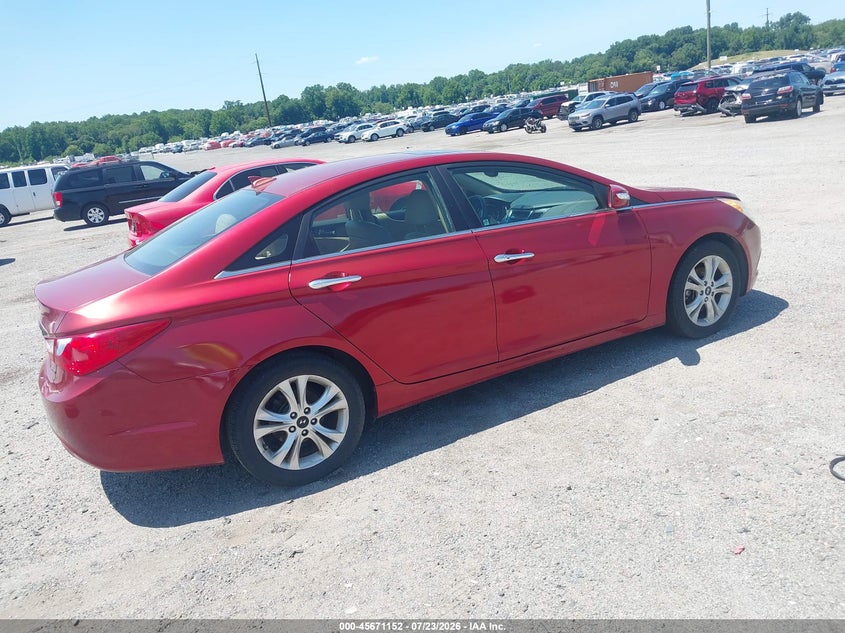 2013 Hyundai Sonata VIN 5NPEC4AC0DH625942 IAAI salvage auction — NORMAL WEAR, Clear (Delaware), sold $25 on 2026-07-30 (photo 4)