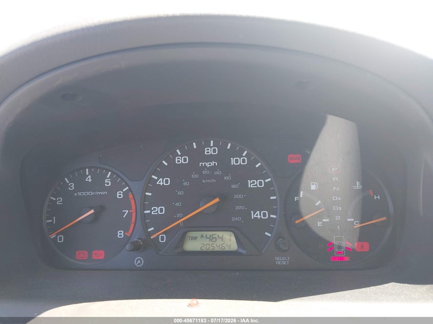 2001 Honda Accord VIN JHMCG66541C014397 IAAI salvage auction — NORMAL WEAR, Clear - Dealer Only (California), sold $150 on 2026-07-29 (photo 7)