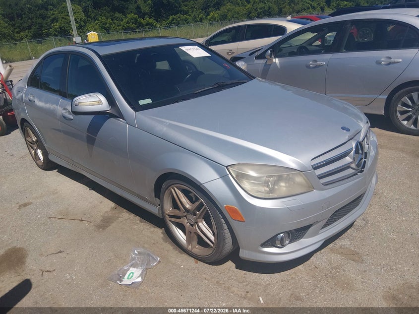 2008 Mercedes-benz C class VIN WDDGF54X48F050285 IAAI salvage auction — WATER/FLOOD, Salvage (Louisiana), sold $250 on 2026-08-04 (photo 1)