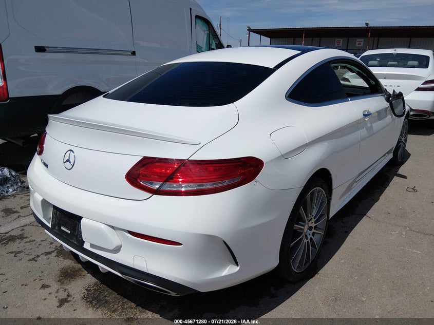 2017 Mercedes-benz C-klasse VIN WDDWJ4JB3HF361347 IAAI salvage auction — FRONT END, Salvage (New Mexico), sold $4,300 on 2026-09-03 (photo 4)