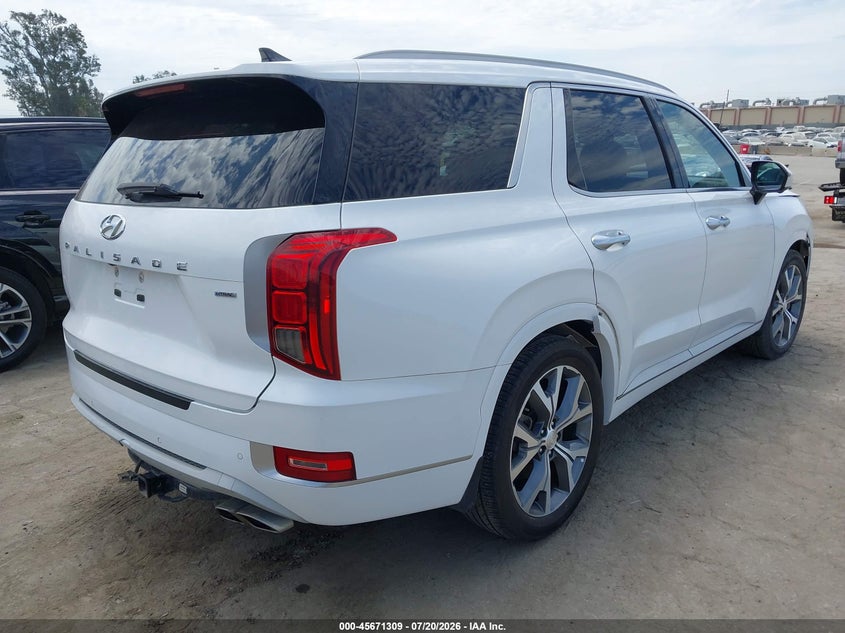 2021 Hyundai Palisade VIN KM8R5DHE4MU277387 IAAI salvage auction — FRONT END, Salvage (California), sold $12,675 on 2026-07-29 (photo 4)
