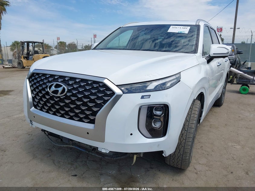 2021 Hyundai Palisade VIN KM8R5DHE4MU277387 IAAI salvage auction — FRONT END, Salvage (California), sold $12,675 on 2026-07-29 (photo 6)