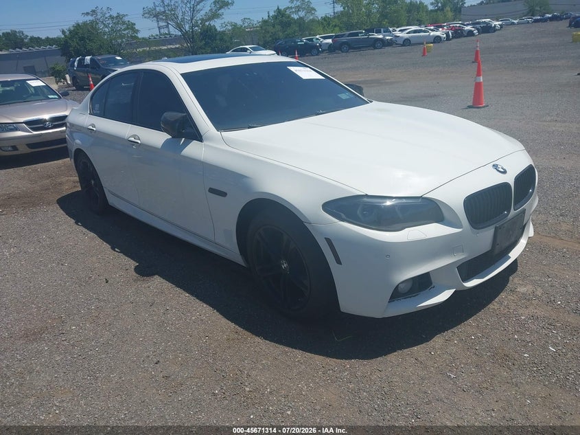 2014 BMW 5er VIN WBA5A7C50ED612280 IAAI salvage auction — NORMAL WEAR, Clear (New York), sold $25 on 2026-07-28 (photo 1)