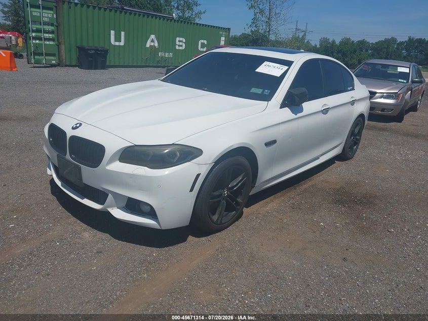 2014 BMW 5er VIN WBA5A7C50ED612280 IAAI salvage auction — NORMAL WEAR, Clear (New York), sold $25 on 2026-07-28 (photo 2)