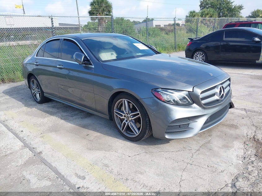 2018 Mercedes-benz E-klasse VIN WDDZF4JB5JA328092 IAAI salvage auction — ELECTRICAL, Rebuildable (Florida), sold $6,800 on 2026-08-08 (photo 1)