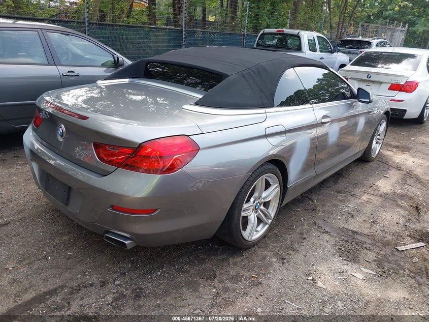 2012 BMW 6er VIN WBALZ3C56CDL71752 IAAI salvage auction — MECHANICAL, Clear (Virginia), sold $25 on 2026-07-30 (photo 4)