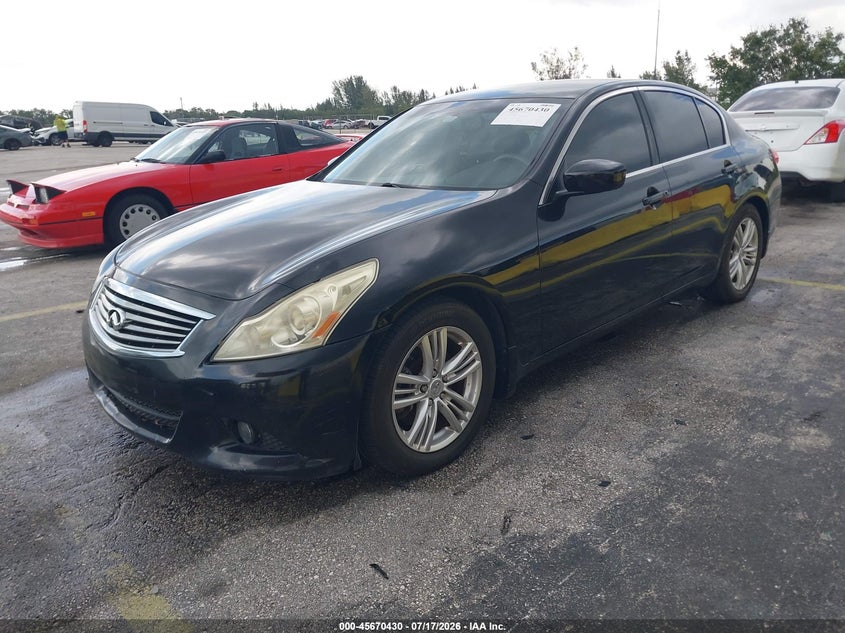 2013 Infiniti G VIN JN1CV6AP6DM725312 IAAI salvage auction — NORMAL WEAR, Salvage Title, sold $25 on 2026-07-23 (photo 2)