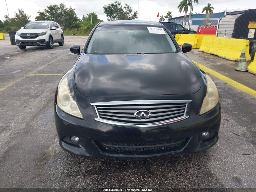 2013 Infiniti G VIN JN1CV6AP6DM725312 IAAI salvage auction — NORMAL WEAR, Salvage Title, sold $25 on 2026-07-23 (photo 6)