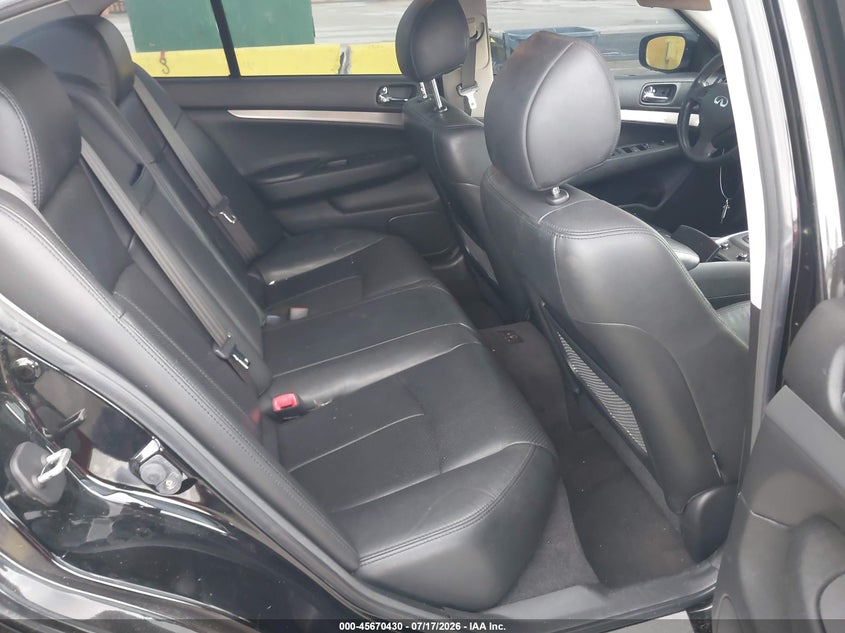2013 Infiniti G VIN JN1CV6AP6DM725312 IAAI salvage auction — NORMAL WEAR, Salvage Title, sold $25 on 2026-07-23 (photo 8)