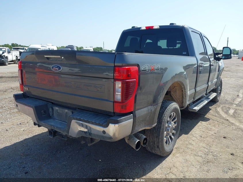 2020 Ford F250 VIN 1FT7W2BT4LEC29885 IAAI salvage auction — RIGHT FRONT, Salvage Title, sold $20,300 on 2026-08-28 (photo 4)