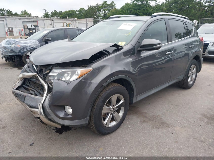 2015 Toyota Rav 4 VIN 2T3RFREV4FW394640 IAAI salvage auction — FRONT END, Wait Title, sold $3,050 on 2026-08-20 (photo 2)
