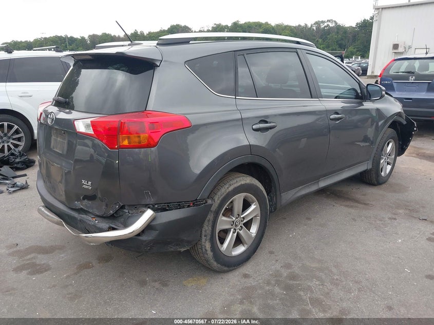 2015 Toyota Rav 4 VIN 2T3RFREV4FW394640 IAAI salvage auction — FRONT END, Wait Title, sold $3,050 on 2026-08-20 (photo 4)