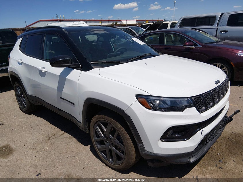 2026 Jeep Compass VIN 3C4NJDCN5TT188412 IAAI salvage auction — LEFT FRONT, Enterprise Vehicles Clear Only (Colorado), sold $12,200 on 2026-07-28 (photo 1)