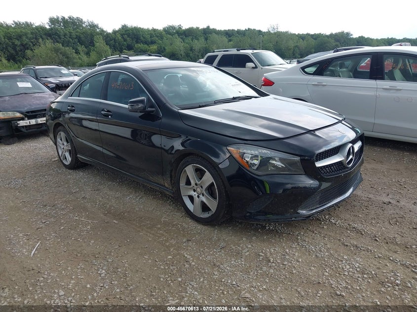 2017 Mercedes-benz Cla-klasse VIN WDDSJ4EB3HN453461 IAAI salvage auction — LEFT FRONT, Salvage (Ohio), sold $1,900 on 2026-08-02 (photo 1)