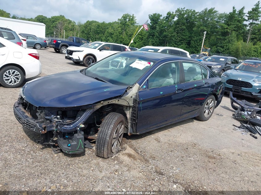 2014 Honda Accord VIN 1HGCR2F35EA273227 IAAI salvage auction — FRONT & REAR, Salvage Title, sold $1,100 on 2026-07-25 (photo 2)