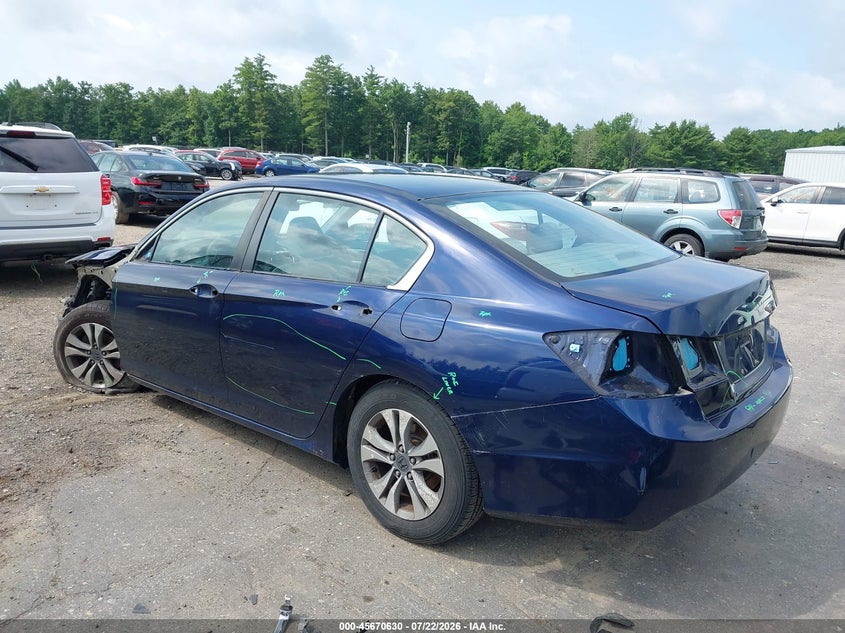 2014 Honda Accord VIN 1HGCR2F35EA273227 IAAI salvage auction — FRONT & REAR, Salvage Title, sold $1,100 on 2026-07-25 (photo 3)