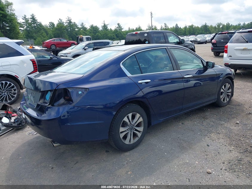 2014 Honda Accord VIN 1HGCR2F35EA273227 IAAI salvage auction — FRONT & REAR, Salvage Title, sold $1,100 on 2026-07-25 (photo 4)